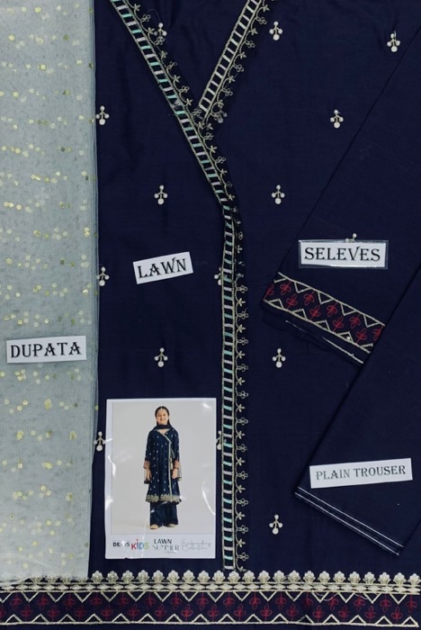 2 PIECE EMBROIDERED SUIT FIR GIRLS - Image 2