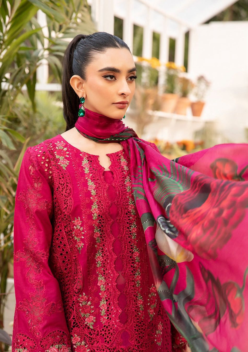 BAROUQE-3PC LAWN EMBROIDERED COLLECTION - Image 3